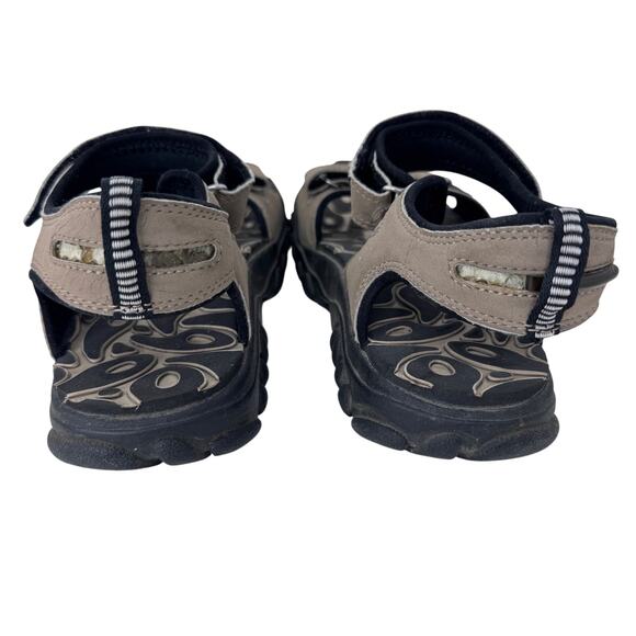 Nike‎ ACG Outdoor Hiking Sandals Leather Slip-On Open Toe Tan/Black Mens Size 7 main image 11